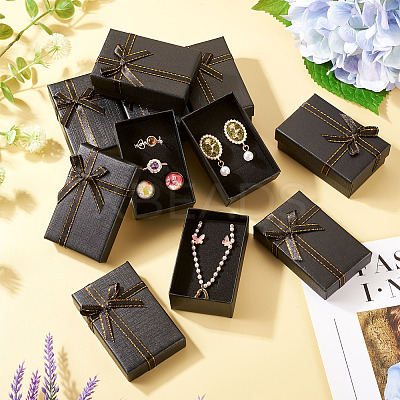 Cardboard Paper Storage Ring Boxes with Velvet Inside CON-TAC0008-02-1