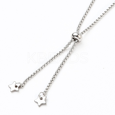 Tarnish Resistant 304 Stainless Steel Slider Bracelets Making AJEW-JB00784-1