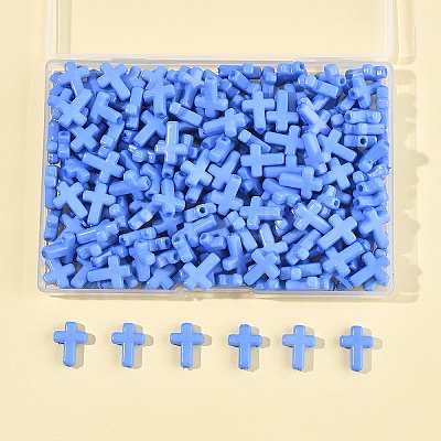 200Pcs Opaque Acrylic Beads SACR-FS0001-39G-1