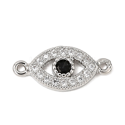 Brass Cubic Zirconia Links KK-P134-61P-1