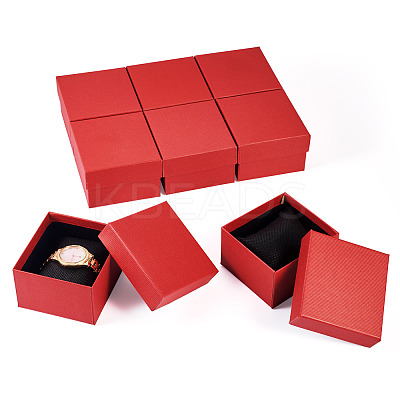 Rectangle Paper Jewelry Gift Boxes CON-TAC0010-91A-1