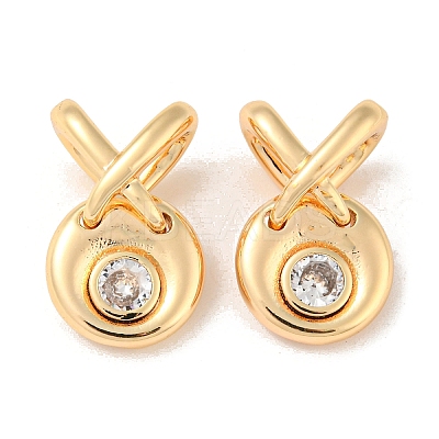 Brass Pendants KK-R152-17G-1