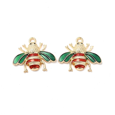 Alloy Enamel Pendants ENAM-C005-06G-1