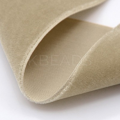 Polyester Velvet Ribbon for Gift Packing and Festival Decoration SRIB-M001-26mm-836-1