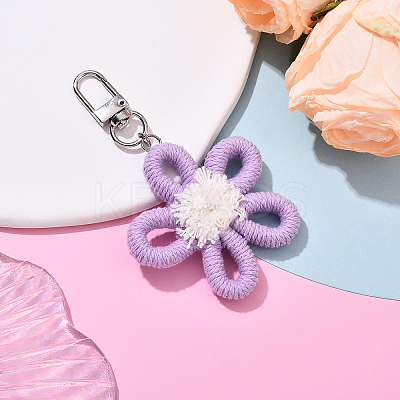 Polyester Pendant Decorations HJEW-YW00127-01-1