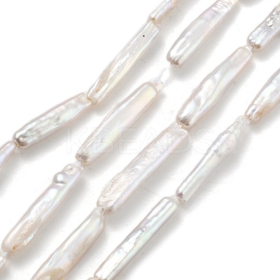 Natural Baroque Keshi Pearl Beads Strands PEAR-P064-05C-02A-1