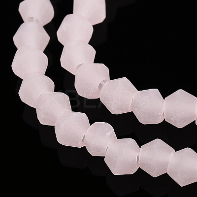 Imitation Jade Frosted Glass Bead Strands EGLA-A039-J2mm-MD07-1
