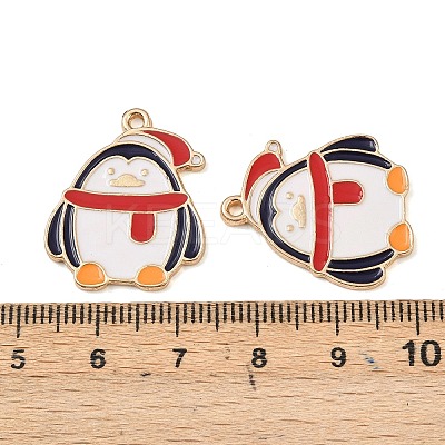 Christmas Alloy Enamel Pendants ENAM-I081-01KCG-05-1
