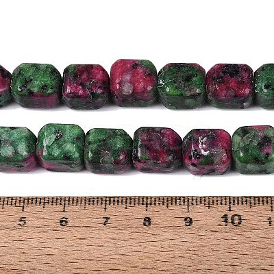 Natural Ruby in Zoisite Beads Strands G-Q608-10J-1