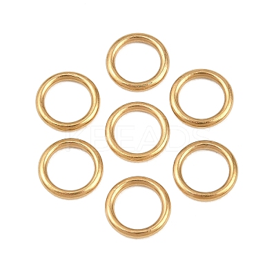 Ion Plating(IP) 304 Stainless Steel Closed Jump Rings STAS-G393-06G-07-1
