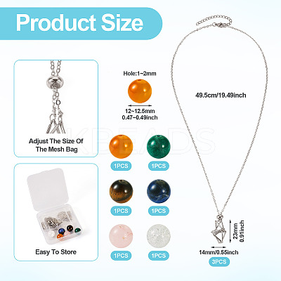 DIY Pendant Necklace DIY-TA0006-07P-1
