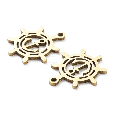 Ion Plating(IP) 316L Surgical Stainless Steel Pendants STAS-D046-09G-1