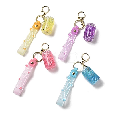 Soda Drinks Bottle Acrylic Pendant Keychain Decoration KEYC-D018-04-1