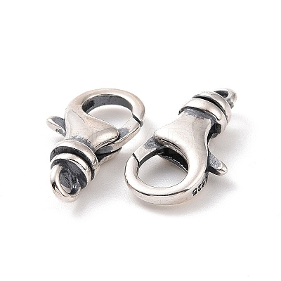 925 Sterling Silver Swivel Clasps STER-D036-08AS-1