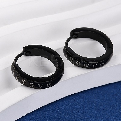304 Stainless Steel Hoop Earrings EJEW-D331-05B-1