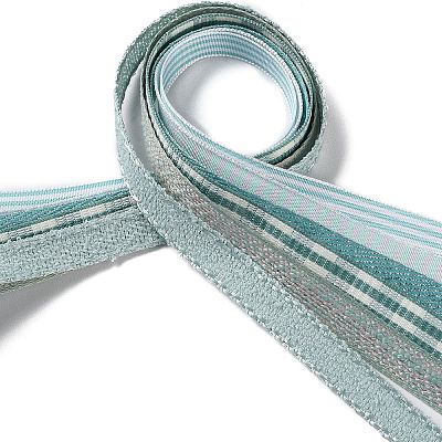 18 Yards 6 Styles Polyester Ribbon SRIB-Q022-F07-1