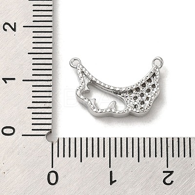 Brass Micro Pave Cubic Zirconia Pendants KK-H455-21P-1