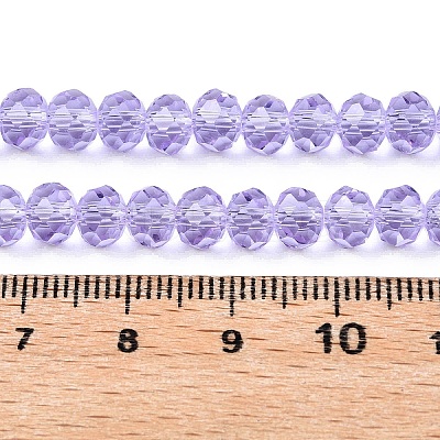 Transparent Glass Beads Strands GLAA-T023-4mm-B01-1
