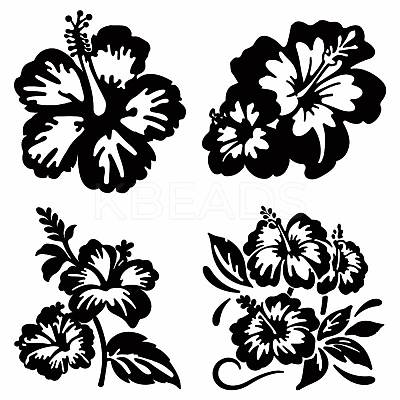 4Pcs 4 Styles PET Waterproof Self-adhesive Car Stickers DIY-WH0308-225A-091-1