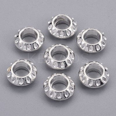 Tibetan Style Alloy European Beads TIBEB-EAA386Y-S-FF-1