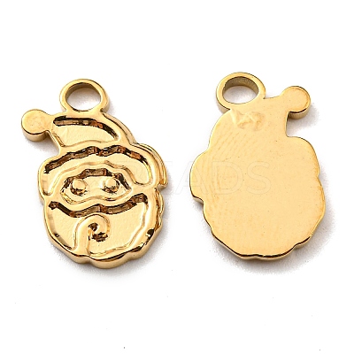 Ion Plating(IP) 304 Stainless Steel Pendants STAS-Q248-02G-1