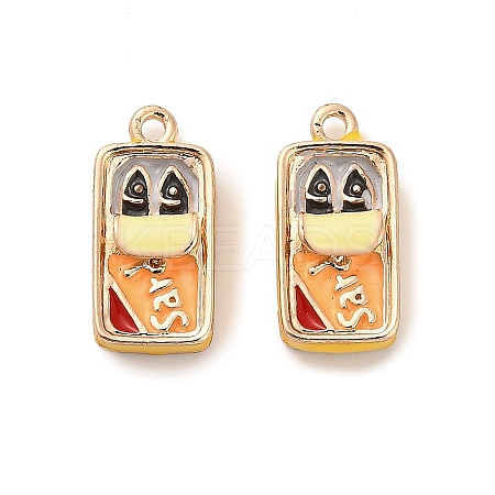 Alloy Enamel Pendants LS-PALLOY-R155-01G-05-1