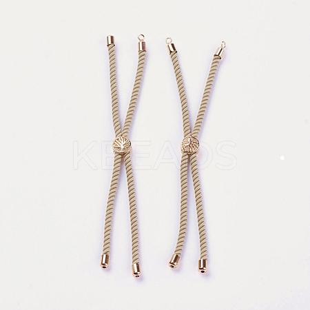 Nylon Twisted Cord Bracelet Making MAK-F018-06RG-RS-1