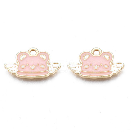 Alloy Enamel Pendants PALLOY-N170-034B-NR-1