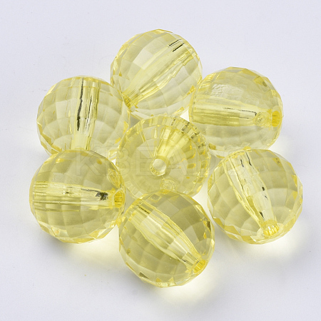 Transparent Acrylic Beads TACR-Q254-8mm-V21-1