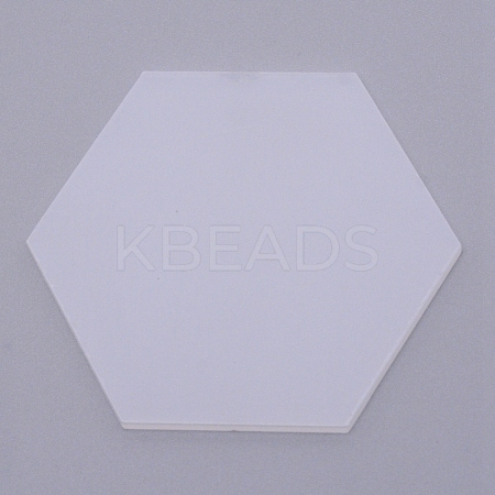 Acrylic Place Cards TACR-WH0001-20-1