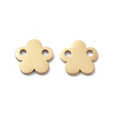 304 Stainless Steel Laser Cut Flower Connector Charms STAS-M111-12G-01-1
