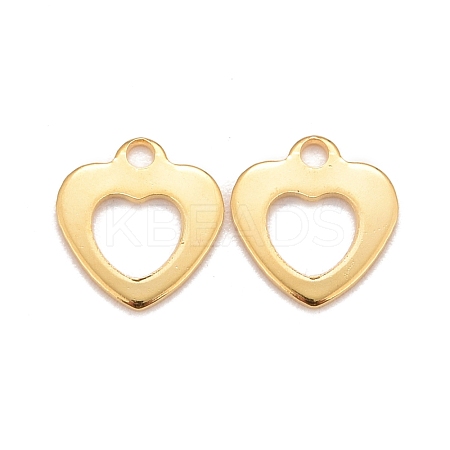201 Stainless Steel Charms STAS-K217-50C-G-1