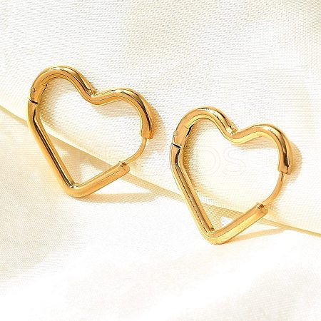 201 Stainless Steel Hoop Earrings EJEW-Q026-11G-1