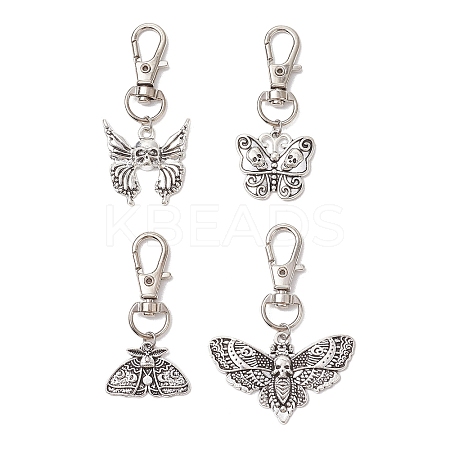 4Pcs Alloy Pendant Decorations HJEW-JM02907-S-1