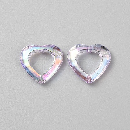 Plating Acrylic Beads MACR-WH0010-20A-04-1