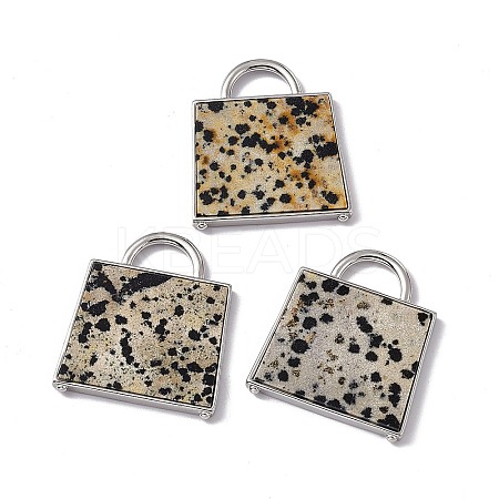 Natural Dalmatian Jasper Pendants G-G977-04P-04-1