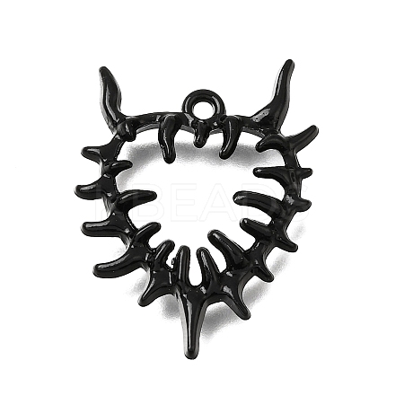 Spray Painted Alloy Pendants AL-CBA5334-05EB-1