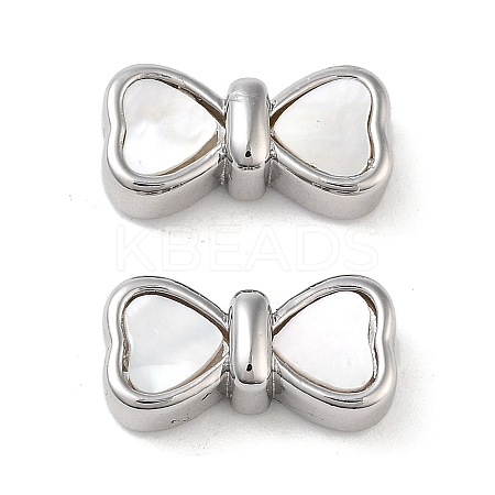 Brass and Shell Beads KK-B102-26P-1