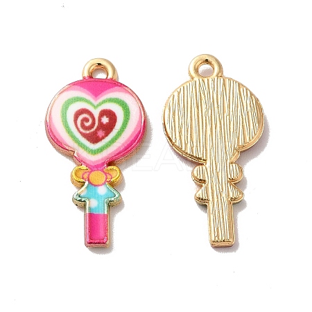 Alloy Enamel Pendants ENAM-D043-11G-05-1