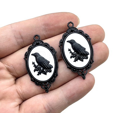 Alloy Enamel Pendants PW-WG9819C-02-1