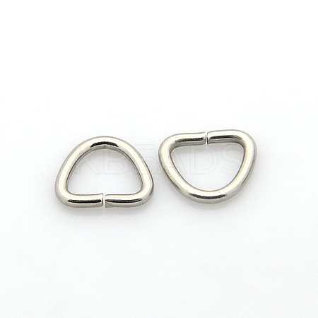 Tarnish Resistant 304 Stainless Steel Triangle Rings STAS-N040-03B-1