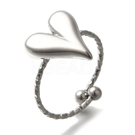 304 Stainless Steel Cuff Rings RJEW-Z074-09P-1