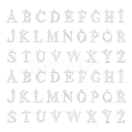 104Pcs 26 Styles 304 Stainless Steel Charms STAS-UN0057-45-1
