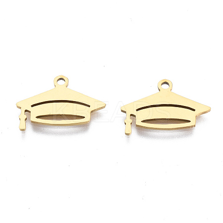 Ion Plating(IP) 201 Stainless Steel Pendants X-STAS-T044-240G-1