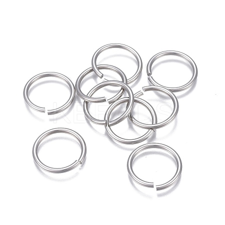 Tarnish Resistant 304 Stainless Steel Open Jump Rings STAS-P236-24P-1