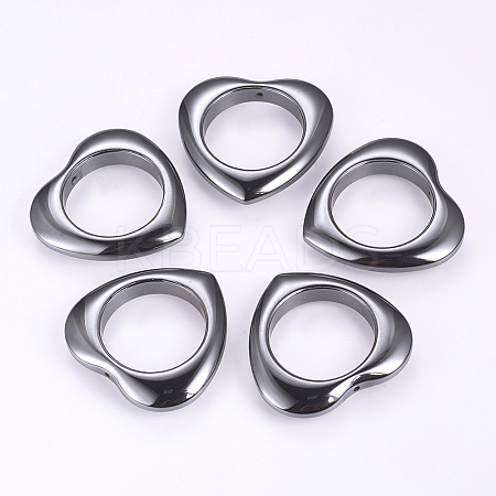 Non-Magnetic Synthetic Hematite Pendants LS-G-P061-14A-1