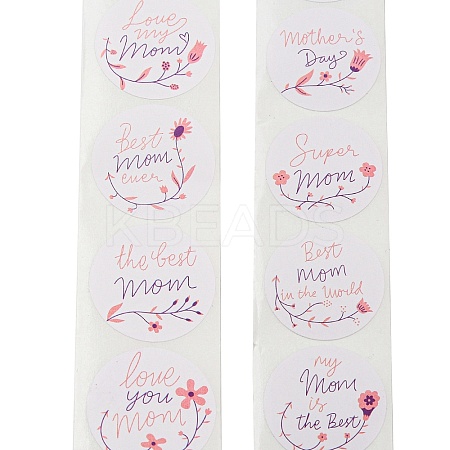 Mother's Day 8 Styles Stickers Roll LS-DIY-H166-03-1