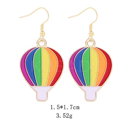 Alloy Dangle Earrings DT7553-6-1