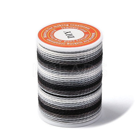 Segment Dyed Twisted Waxed Polyester Cord YC-C003-01F-1