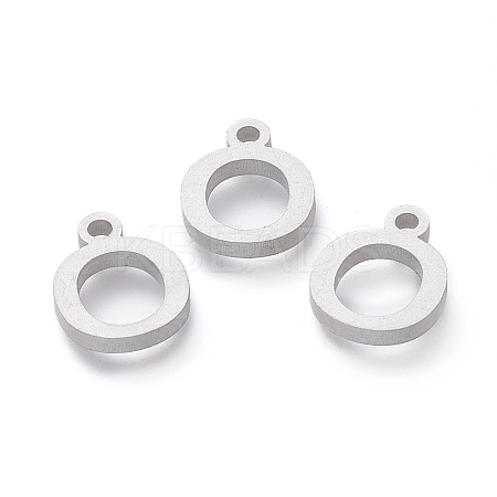 Tarnish Resistant 304 Stainless Steel Pendants STAS-A045-09P-1